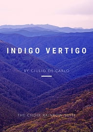 Indigo vertigo SATB choral sheet music cover Thumbnail